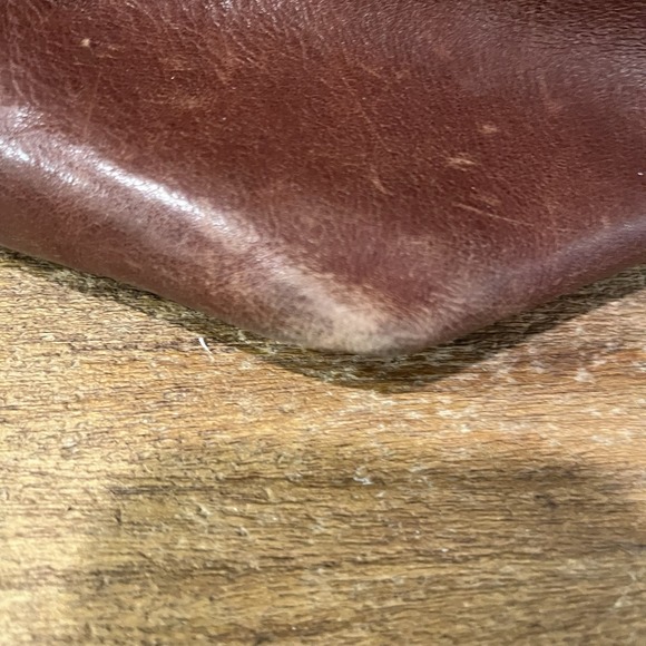 Dooney & Bourke Florentine Logo Lock Brown Leather Hobo Bag w/Dust Bag Pls Read - Picture 11 of 16